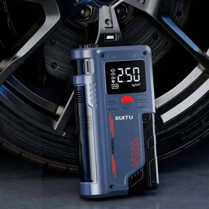 DISPOSITIF DÉMARRAGE XTECH CYD24 4W1 AVEC COMPRESSEUR I POWERBANKIEM