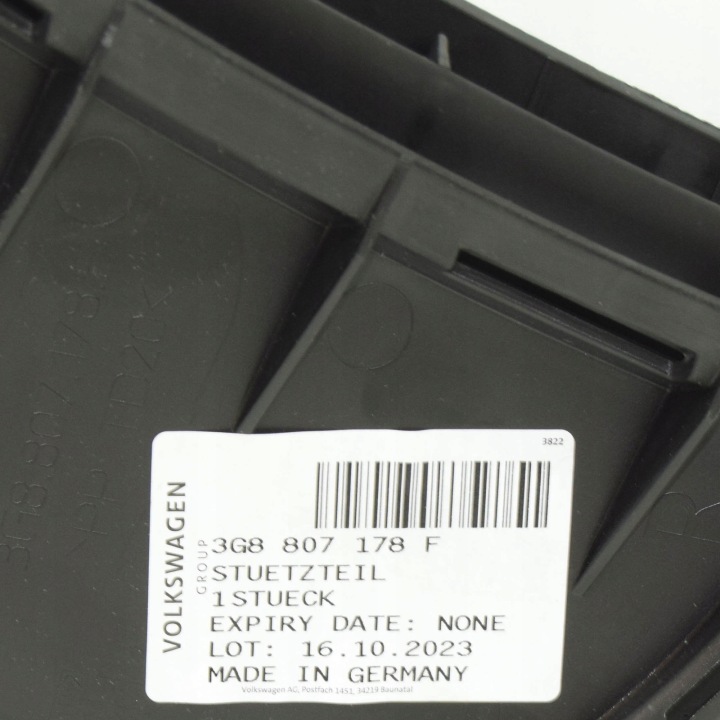 VOLKSWAGEN ARTEON 3H7 SUPPORT PARE-CHOCS AVANT DROIT 3G8807178F