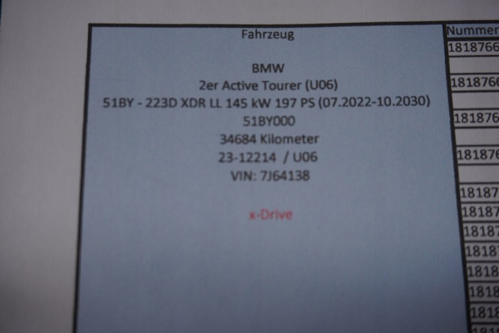 ROTULE DE DIRECTION BRAS DE SUSPENSION ARRIÈRE BMW U06 U10 U11 U25 X-DRIVE 6894207