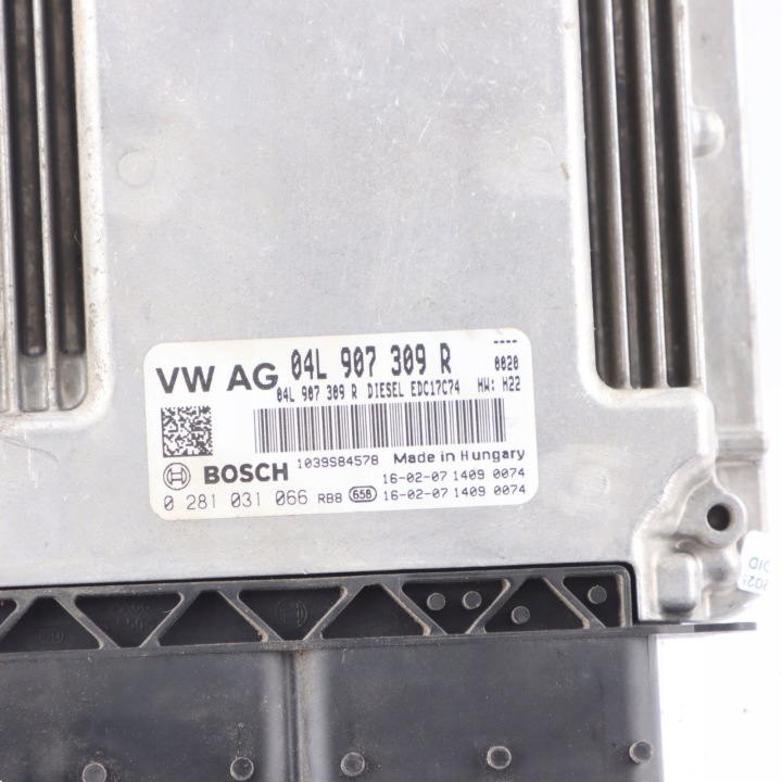 AUDI A3 8V 1.6 TDI 110HP DBKA ORDINATEUR MOTEUR ECU 04L907309R MANUEL
