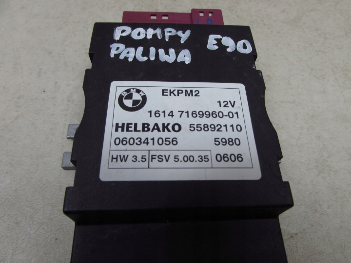 BMW SERII 3 E90 E91 05-12 MODULE CONTRÔLEUR RELAIS POMPES CARBURANTS 7169960