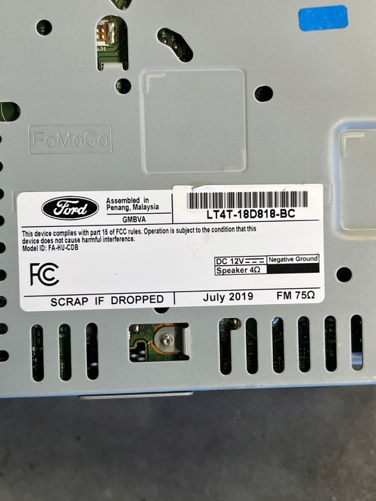 COMPLET RADIO FORD EDGE 2019