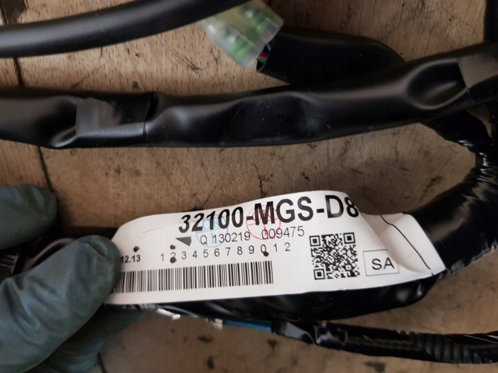 INSTALLATION ÉLECTRIQUE FAISCEAU DE CÂBLES HONDA NC700 X 32100-MGS-D80