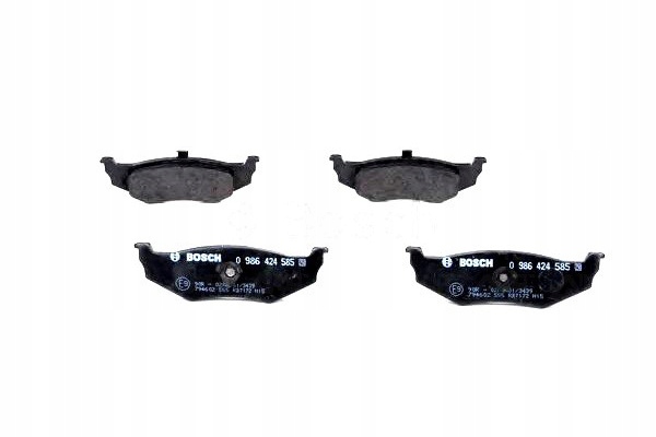 KIT ENSEMBLE PLAQUETTES FREINS [BOSCH]