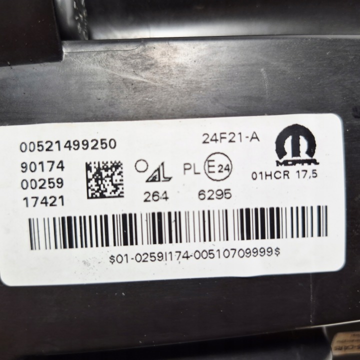FIAT 500X LIFT PHARE AVANT GAUCHE COMPLET LED 00521499250
