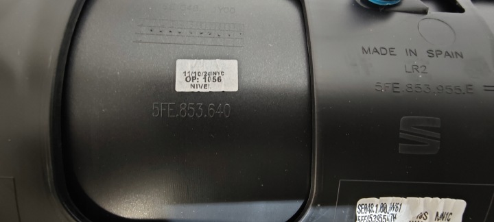 CACHE COUVERCLES DE COFFRE ARRIÈRE SEAT LEON IV UNIVERSEL 5FE