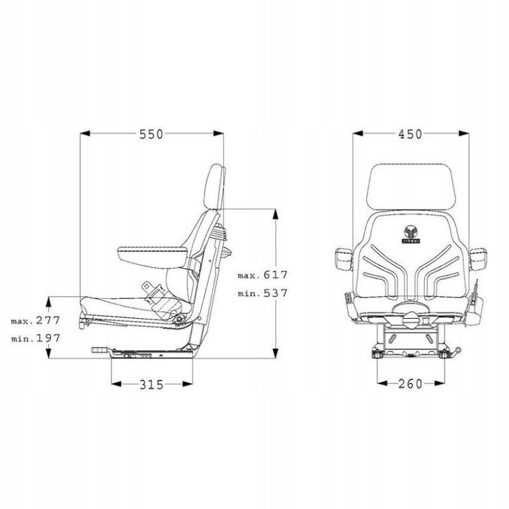 ASIENTOS ASIENTO UNIVERSO BASIC MSG 44/520 GRAMMER 