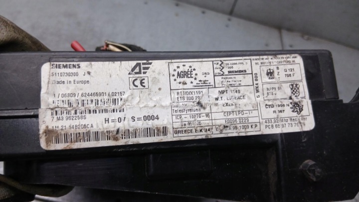 MODULE CONFORT FORD GALAXY I LIFT 1.9TDI 00-06R 7M3962258S