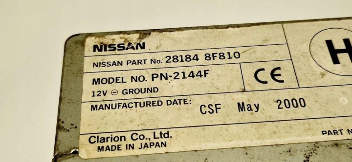 CHANGEUR CD NISSAN TERRANO II (R20) 281848F810 2.66L DIESEL 92KW 2000