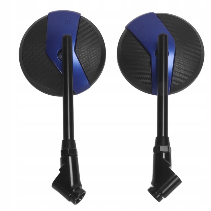 MOTOCYCLETTE MIROIR INTERNE OKRAGY STYLE WOKNA CARBONE 360 MARCHES I9