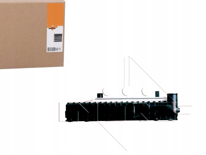RADIATEUR VOLVO 850 91- 2.5TDI/2.5I MAN KL+/- NRF