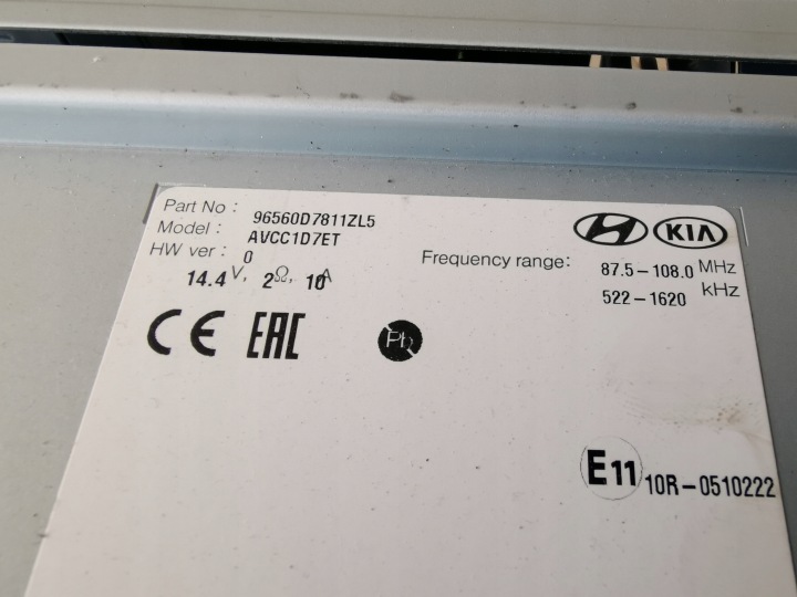 HYUNDAI TUCSON II III LIFT RADIO NAVIGATION KRELL EUROPE