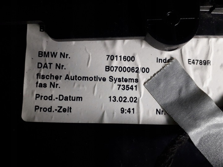 BOÎTE À GANTS ACCOUDOIR BMW E65 LIFT 7011600