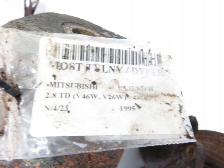 PONT ARRIÈRE MITSUBISHI PAJERO II 2.8 4.900 BLOCAGE