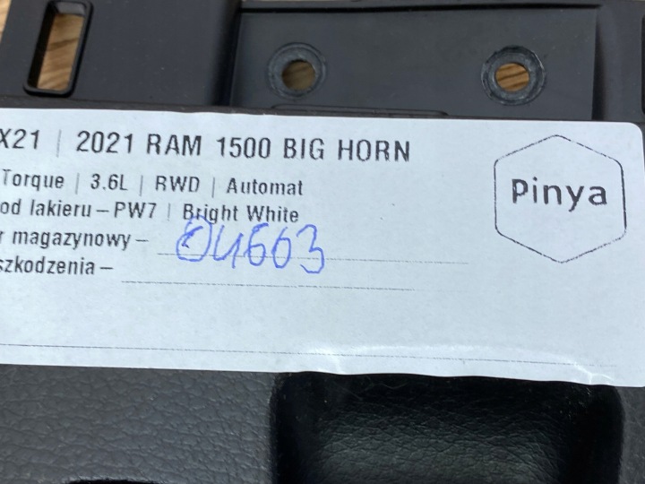 COMMUTATEUR FREINS RÉGLAGE PÉDALES DODGE RAM 1500 2019+