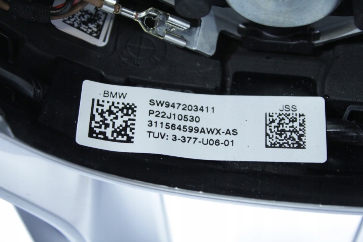 VOLANT SPORTIVE CUIR ASSIST BMW U06 U11 X1 U10 2 PIÈCES