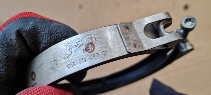 A6 C8 4K COLLIER ÉCHAPPEMENT TURBINES COLLIER DE SERRAGE 2.0 TDI 05L131455C