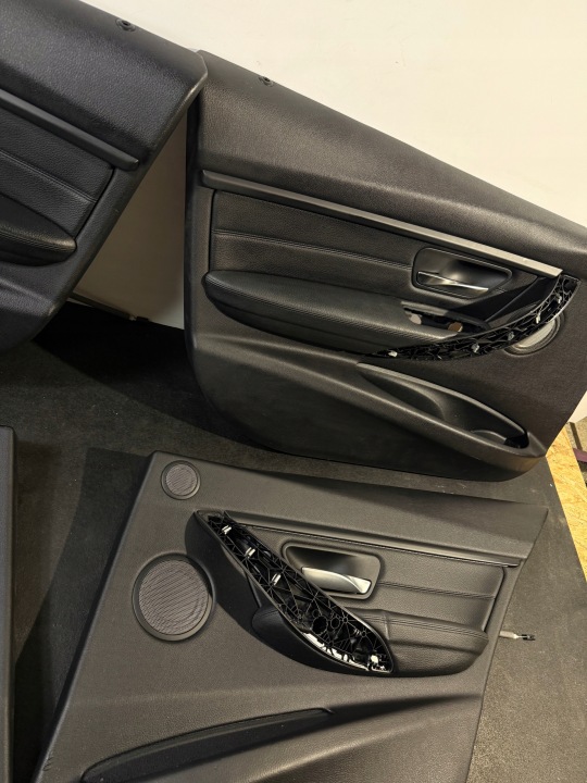 BMW 3 F30 COLLECTEUR CARDAN GARNITURE PORTES CUIR ENSEMBLE KIT HARMAN