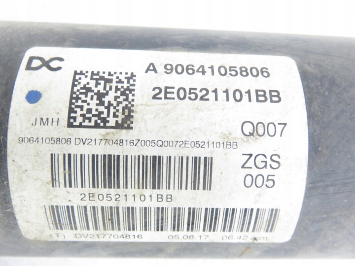 ARBRE DE TRANSMISSION MERCEDES SPRINTER (906) 313 CDI 9064105806