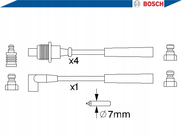 BOSCH JUEGO TUBOS DE ENCENDIDO 0 986 356 715 