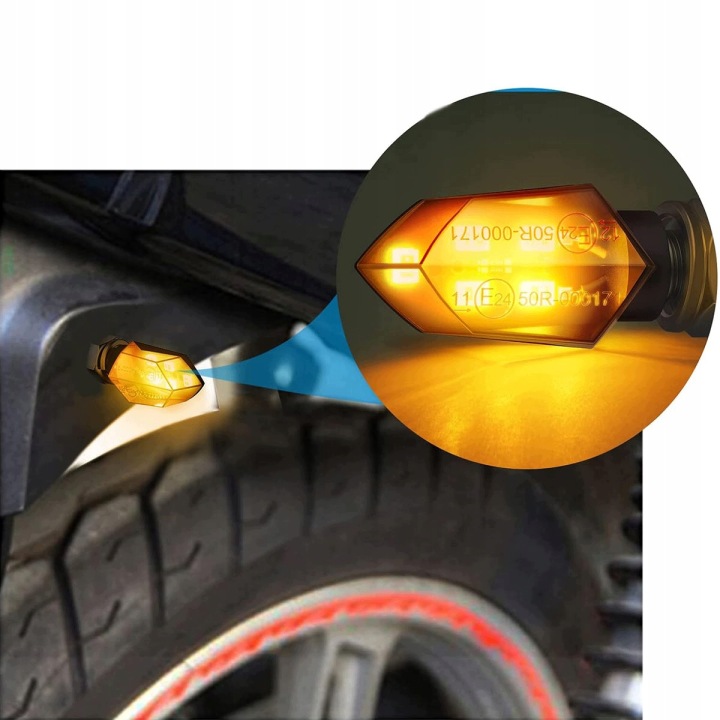 4X CLIGNOTANT LED MOTOCYCLETTE SCOOTER QUADA MOTOCYCLETTE
