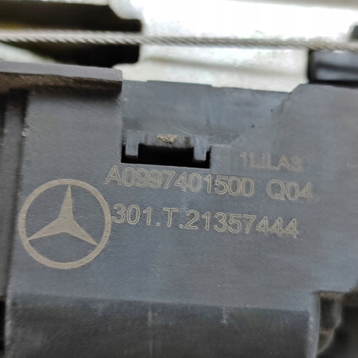 MERCEDES-BENZ EQS V297 2022 SERRURE COUVERCLES DE COFFRE ARRIÈRE COUVERCLES DE COFFRE