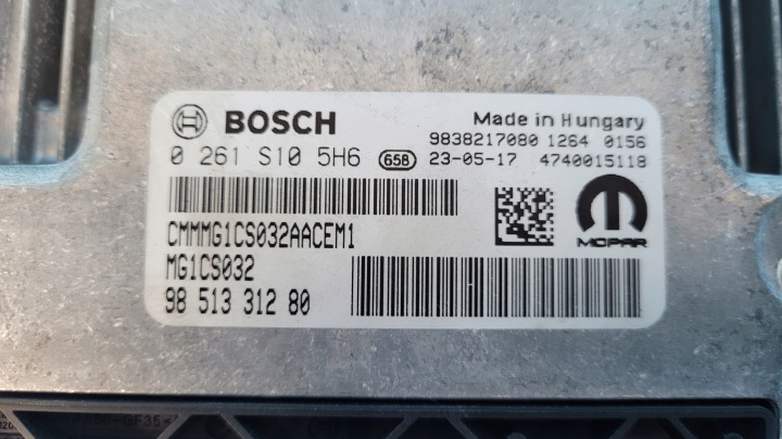 OPEL CORSA F 23R GS-LINE 1.2 TURBO ORDINATEUR CONTRÔLEUR MOTEUR 9838217080