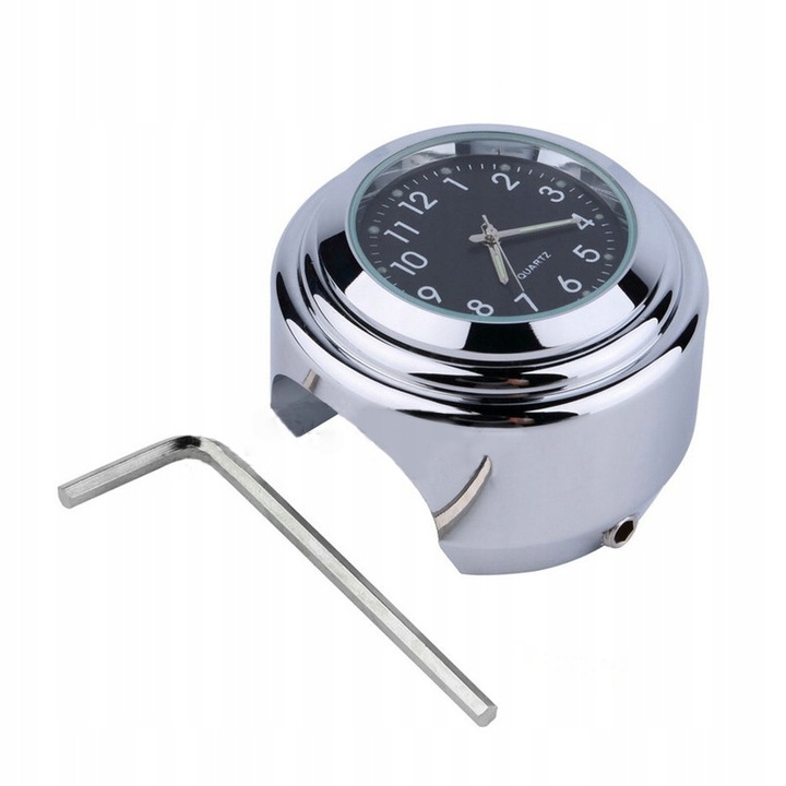 RELOJ PARA MOTOCICLETA RELOJ AL VOLANTE NEGRO 