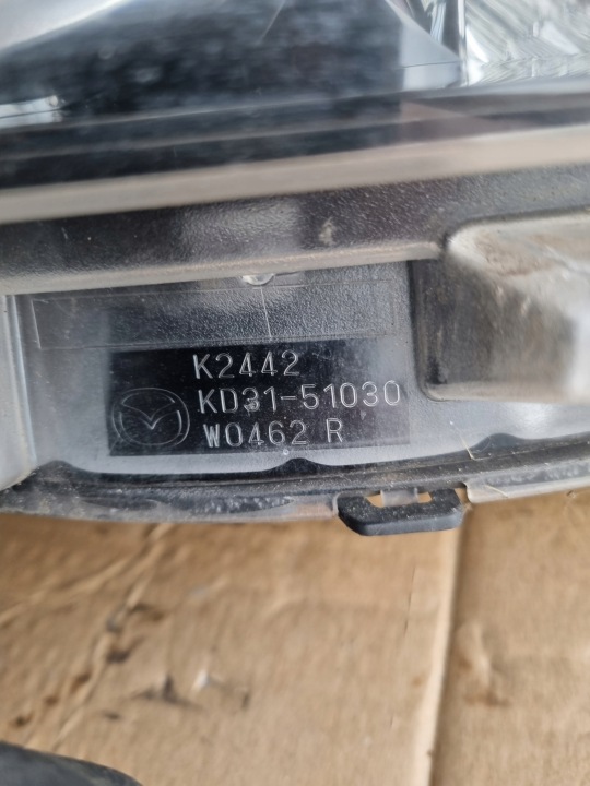 PHARE AVANT DROITE MAZDA CX5 KD31-51030 KD7851030D COMPLÈTE UK