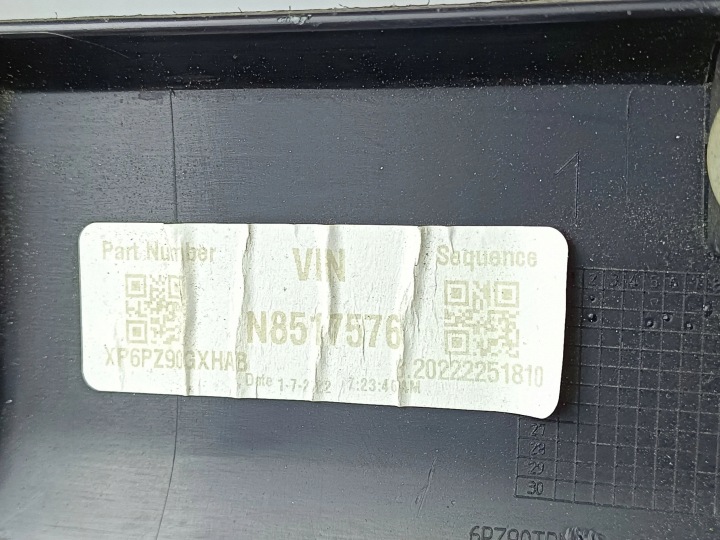 2023 JEEP GRAND CHEROKEE WL MOULURE PORTES ARRIÈRE XP6PZ91GXHAB