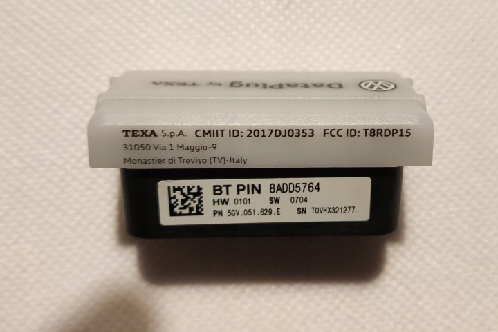 VOLKSWAGEN DATAPLUG, CONNECT, VERS POLACZENIA