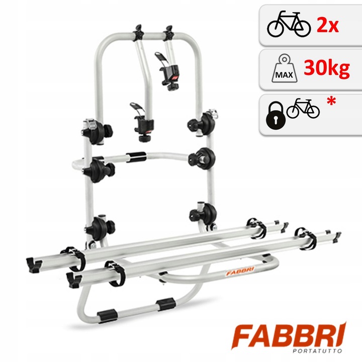 MALETERO AL TAPA DE MALETERO AL 3 BICICLETAS FABBRI PARA SEAT ALTEA XL 2007-2009 