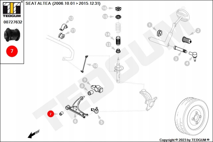 MANCHON WAH. VW DROIT POLO/A2/FABIA 02- LE/PR 00727632