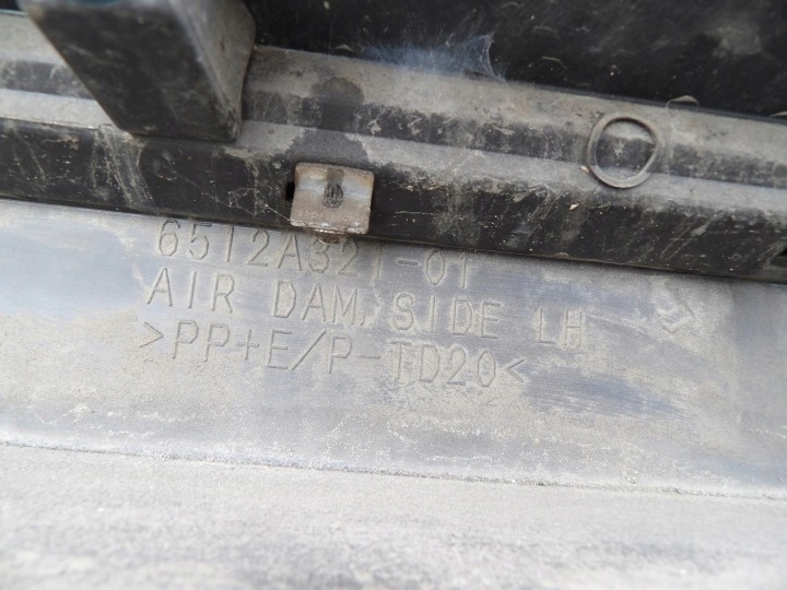 MOULURE SEUIL GAUCHE MITSUBISHI OUTLANDER II LIFT 2009-2012 6512A321-01