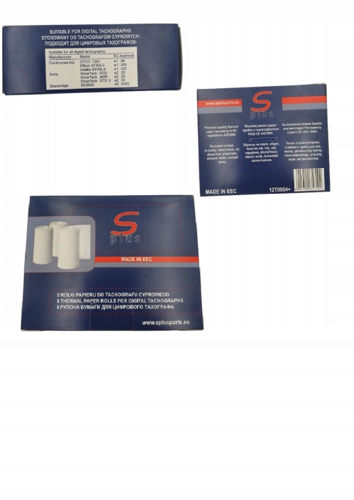 10X3 ROULEAUX PAPIER THERMIQUE VERS TACHOGRAPHE CYFROWEGO HICO GALET TACHO
