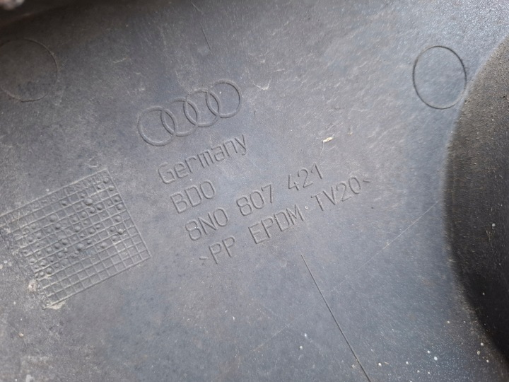 AUDI TT 8N I PARE-CHOCS ARRIÈRE ARRIÈRE 8N0807511