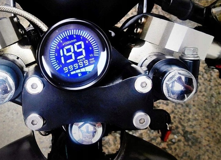 UNIVERSAL CUENTAKILOMETROS DIGITAL MOTOCICLETA QUAD LCD 