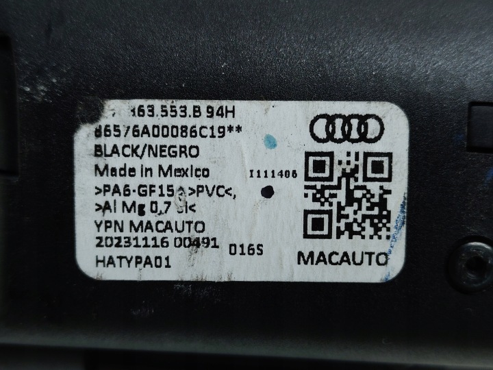 AUDI Q5 80A STORE COUVERCLES DE COFFRE 80A863553B ORIGINAL 2016-