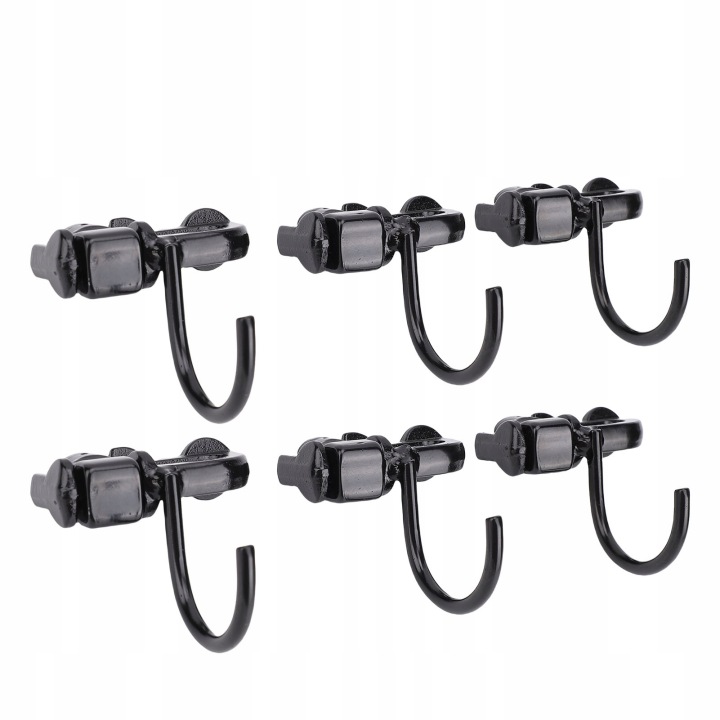 6 PCS GAUCHE CROCHET GASIENICOWY DOUBLE KOEK FIXATION ACIER WEGLOWA VERS X0
