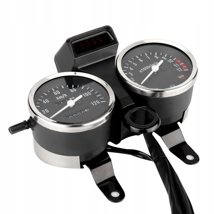 UNIVERSEL COMPTEUR NUMÉRIQUE MOTOCYCLETTE LCD LED COMPTE-TOURS POUR SUZUKI GN125