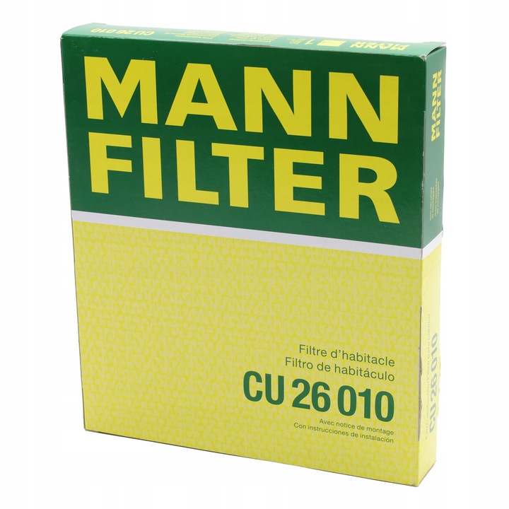 FILTRO DE CABINA MANN CU26010 