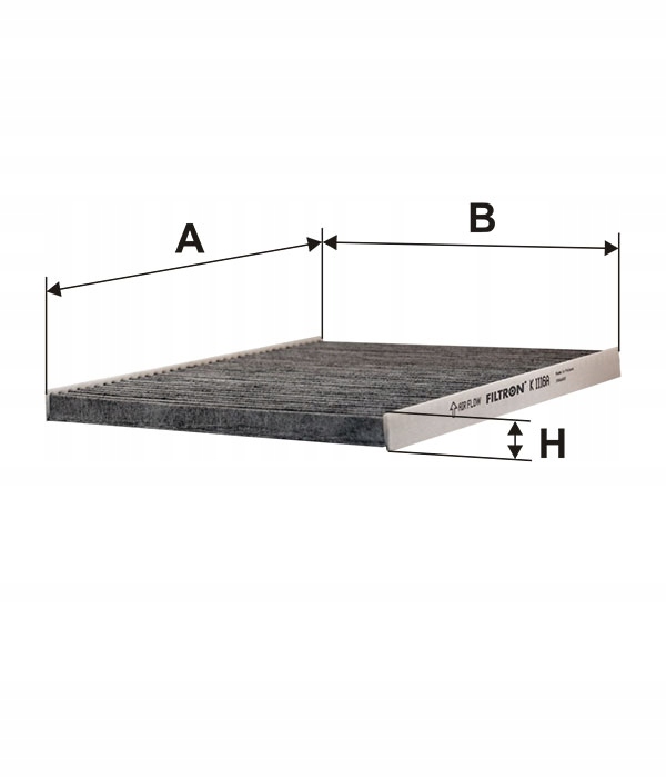 FILTRO CABINAS DE CARBON K1116A/FIL 