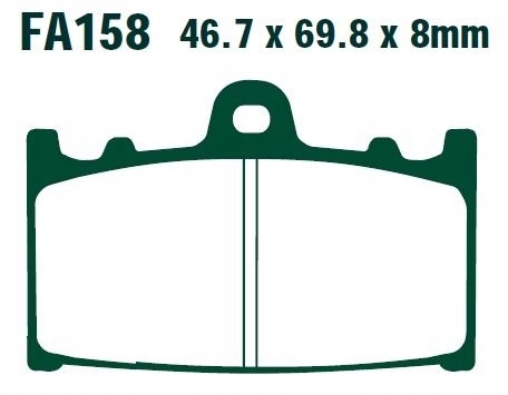 PADS BRAKE EBC KAWASAKI VN 1700 SUZUKI BANDIT GSX RGV SV TL VL FRONT 