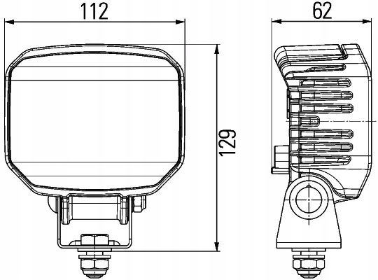 HELLA 1GA 996 288-001 PROJECTEUR FEUX ROBOCZEGO