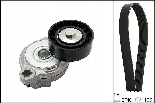KIT COURROIE WIELOROWK. VOLVO 2,0D/2,4D 529037510 INA
