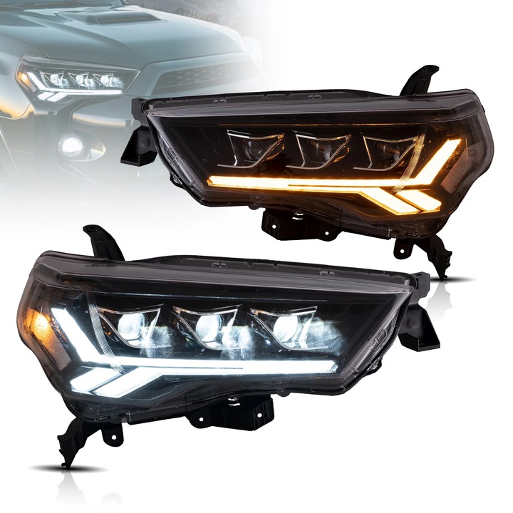 UNIDAD FAROS COMPLETO DIOPARA LUMINOSO LED PARA FAROS PARTE DELANTERA TOYOTA 4 RUNNER 2014-2023 