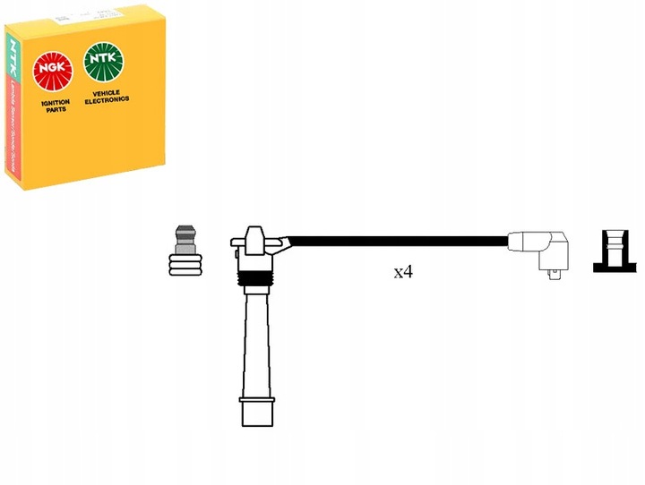 ACCIONAMIENTO ZAPL NGK RC-FT632 FIAT PUNTO 85 JUEGO TUBOS DE ENCENDIDO NGK 