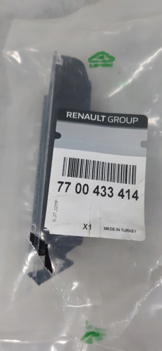 RENAULT DACIA PHARE ÉCLAIRAGE CADRE DE PLAQUE D'IMMATRICULATION 7700433414