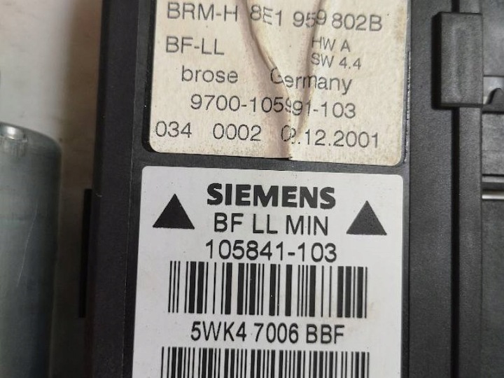 PETIT MOTEUR ÉLÉVATEUR VITRES AUDI A4 B6
