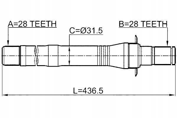 FEBEST DEMI-AXE DROITE HYUNDAI SANTA FE 10 2010- GEN photo 2 - milautoparts-fr.ukrlive.com